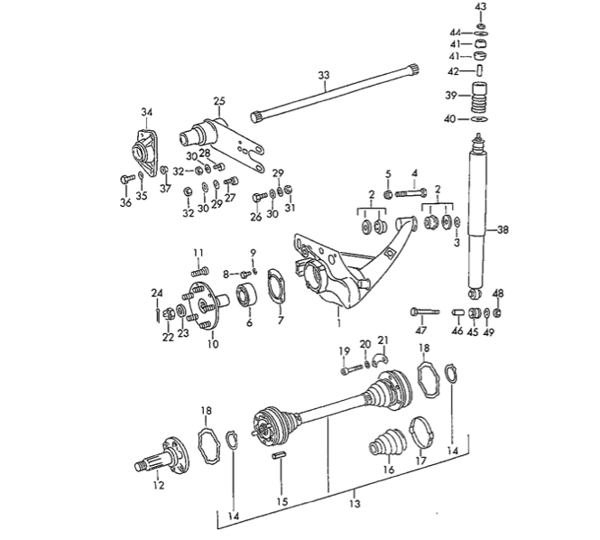 Rear Suspension Components...