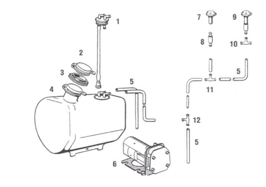 Windshield Washer Components