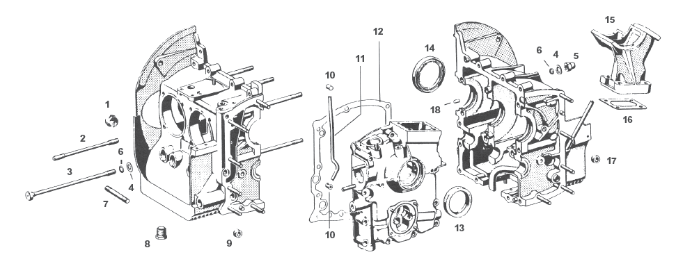 Engine Case Components Engine Case Components