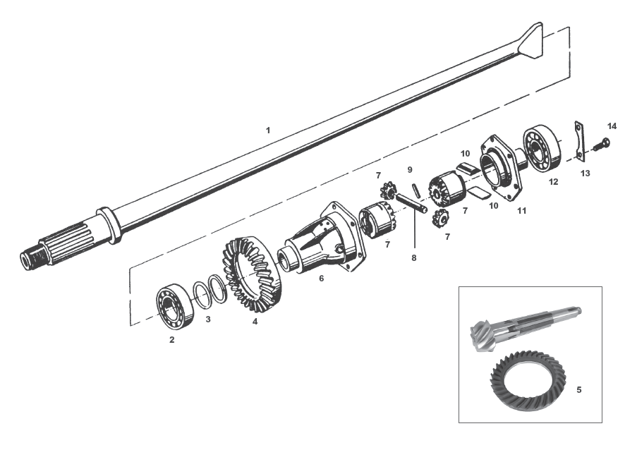 Differential and Rear Axle Components