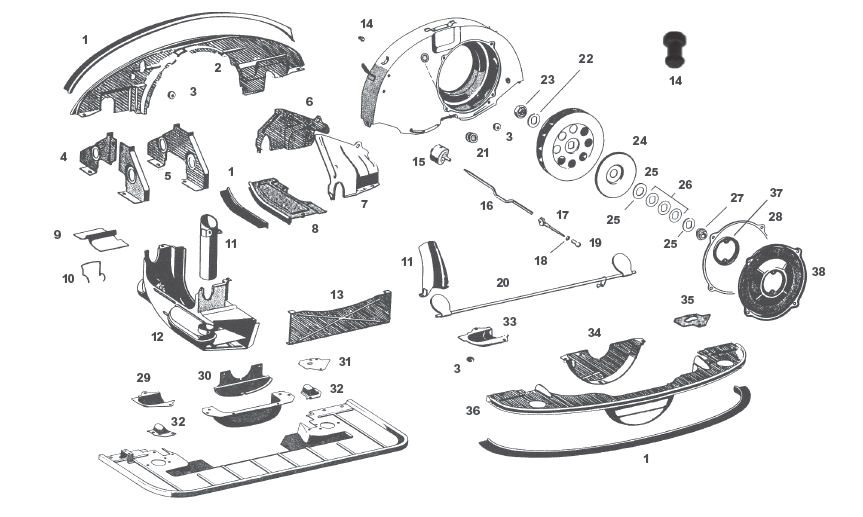  VW Classifieds - 356 bracket ignit coil halter