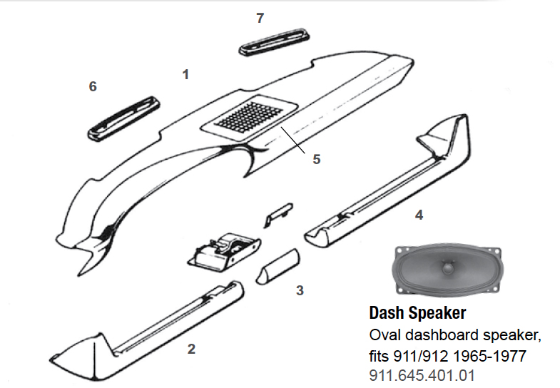 Porsche Interior Parts & Components –