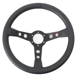 PCG-347-084-10 Porsche Sports Steering Wheel, Black
