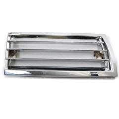 901-559-432-23 Early Horn Grille, 2-Hole, Right, Chromed Alloy, Concours Quality. Fits 911 912 1966-1968
