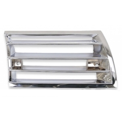901-559-431-27 Horn Grille, Chrome, Right for 911 912 1969-1972 (Click for part number explanation)