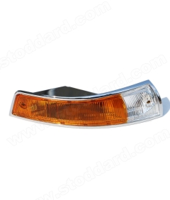 901-631-402-00 Front Turn Signal Housing and Lens, Right, European-Spec for 911 912. 1965-1968 