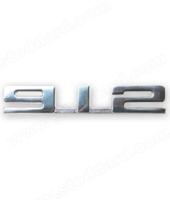 902-559-305-24 "912" Silver Block Decklid Emblem fits 912 1967-1969 