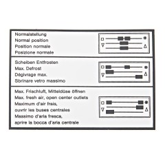 911-701-171-00 Heat & Vent Decal 91170117100