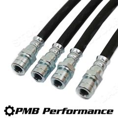 914-355-700-00 PMB Direct Fit Rubber Brake Hose Set 914-4 914-6 1970-72 