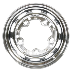 NLA-361-010-20 15x4.5-inch Drum Brake Wheel with Chrome finish. Fits 356 356A 356B