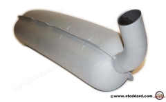 SIC-111-011-11 Muffler for 914-6 1970-1972. Factory Style - Can Be Used on All Six-Cylinder 914 Conversions as well