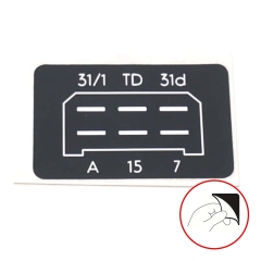 SIC-602-702-55 CDI Ignition Box Plug Decal