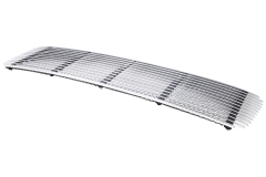 SIC-559-041-00 Engine Lid Grille, Fits 911 and 912 1969-1971. Bright Anodized with Black Mesh