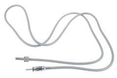 30197 Grey universal aerial cable for Hirschmann aerials 50s, 60s, 70s, long version 30197