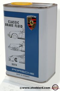 000-044-305-01 Porsche Classic DOT4 Brake Fluid 1 Liter in Metal Can. Ground Ship to US only.  