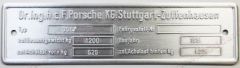 000-701-101-02 Aluminum Chassis Identification Plate for 356 PreA  