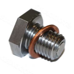021101195LN Billet Stainless Steel Magnetic Drain Plug with seal,  for 914 912E  12x1.5  021101195LN