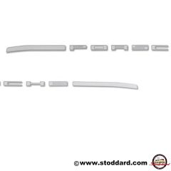 477-853-635-C PORSCHE Decal for Back Trunk Panel. Silver For 924 944  