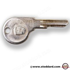 477-857-135-A Glove Box Key Blank with Porsche Crest for 924, 944  