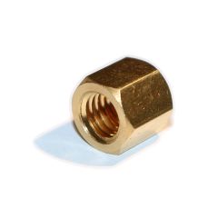 547-54-221 Brass Nut, M8 1.25 with 11mm Hex for 356 and 912 Exhaust Flange to Cylinder Head 54754221
