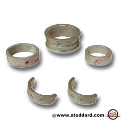 616-100-138-50 Main Bearing Set, Steel, for 356C and 912 55mm crank. Standard case/First .25mm inside crank.  