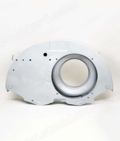 616-106-013-12-SIL Fan Shroud, Restored Factory Original, Silver, Late With No Thermostat Fitment 61610601312