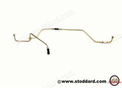 616-108-059-00 Fuel Line from Late Pump to Solex Carburetor for Cars with Solex 40PII Carburetors. Slip Fitting at Pump  