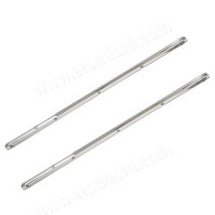 901-551-419-51-SET Door Sill Threshold Strips, Polished Restored Factory Original. For 911 912 1965-1967 90155141900