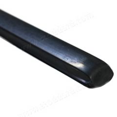 901-559-106-50 Rubber Side Rocker Deco Insert for 1967 911S, Proper Bullnose Profile.  