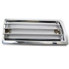 901-559-432-23 Early Horn Grille, 2-Hole, Right, Chromed Alloy, Concours Quality. Fits 911 912 1966-1968