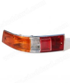 901-631-403-00 Complete Taillight Housing and Lens, Left, European Spec, for 911 912 1965-1968. Porsche Classic Part  