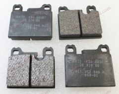 911-352-950-03 Genuine Porsche Rear Brake Pad Set for 911 912 1969-83, 912E, and 911 Turbo 76-77  