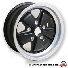 911-361-020-50 Fuchs Forged Alloy Wheel 15 x 7 -inch Black Center  