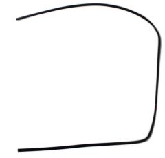 911-541-912-01-70K Front Windshield Window Trim, Right, Black Fits 911 912E 1974-89  