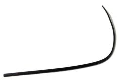 911-565-556-41-70K Rear Targa Trim, Black, Right, Fits  911 1974-1989  