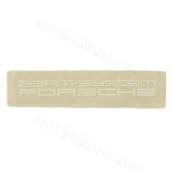 911-701-250-00 Alarm Decal 911 87-89 928 87-95 944 89-91 964- 89-94 993 94-98 968 92-95 