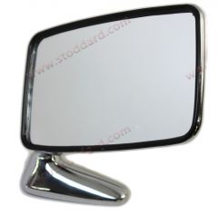 911-731-014-10 Chrome Flag Mirror, Right, Large for 911 1974-1976, Original Porsche Classic Part  