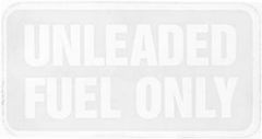 911-701-251-00 White Letter "Unleaded Fuel Only" Decal 