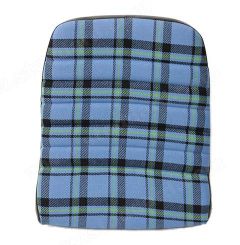 914-521-335-14-BN7 Seat Cushion, Blue Plaid, New Old Stock for 914. Sold as a Single--Only One Available.   