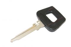 914-531-903-10 Blank Key, Black, for 911, 912E and 914 1970-1984, for ignition, doors, glove box and hood  