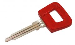 914-531-903-11 Blank Key, Red, fits 911, 912E and 914 1970-1986 for ignition and doors.  