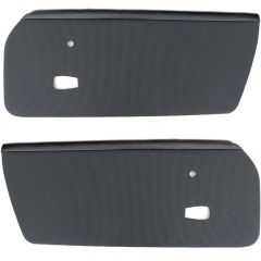 914-555-017-10-BLK Interior Door Panel Set, Black Brick Mold for 914 1972-1974 91455501710