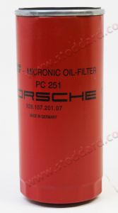 928-107-201-07 Red Purolator PC251 Oil Filter, Porsche 928 (78-95), 928.107.201.07  