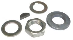 928-603-904-00 Alternator Pulley Nut Kit 17 x 1.5mm, includes washers and key. For 911 964 1965-94 930 928 944  