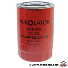 930-107-764-03 Red Oil Filter . Purolator Micronic. PC260 Fits 911 964 1972-1994 