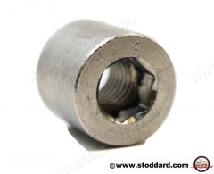 999-085-001-02S Barrel Exhaust Nut, Stainless Steel, for 911 914-6 1965-1998 99908500102s