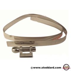 999-512-103-02 Strap With Key, 9mm x 700mm For Inner Axle Boot. Fits All 356 1950-1965.  