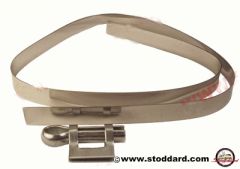 999-512-104-02 Strap With Key, 9mm X 450mm For Outer Axle Boot. Fits All 356 1950-1965  