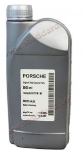 999-917-546-00 75W-90 SYNTHETIC Hypoid Transaxle Oil 1L Porsche Factory Part, Fits Boxster, Cayman, 911 1998+  