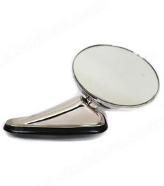 SIC-731-001-10 Durant Mirror, Small. Flat Lens, With correct Made in Germany Stamping. Fits late 356B T-6, 356C, and early 911 912  90173100110  